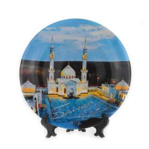 Тарелка керамика 15см Болгар Мечеть вечер  