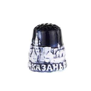 Напёрсток керамика Казань темно-синий 2.5х2.8см  WG01-06-029_2  