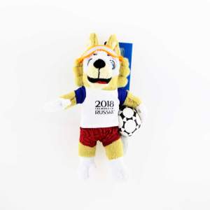 FIFA-2018 мягк.игр.Волк Забивака,21см,бирка,пакет арт.Т11250  