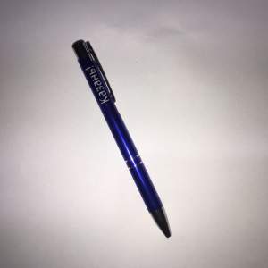 Ручка металл Казань синяя  