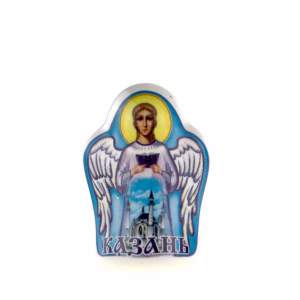 Магнит керамика ангел колокол 5,5х4х1,5см Казань   