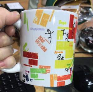 Кружка керамика Казань чувства  