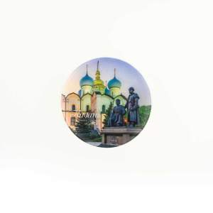 Тарелка полистоун УФ 10 см Казань Памятник зодчим кремля_13 Декоративная тарелка из полистоуна, диаметром 10 см.
На тарелке фотография Благовещенского собора Казанского Кремля, памятника архитектуры XVI века. И памятник Зодчим Казанского Кремля. Это будет отличный сувенир из Казани. 