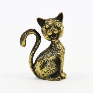 Фигурка бронза Кошка с хвостом арт.12926  