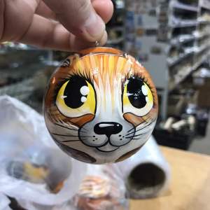 Шар дерево белка 7см   