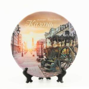 Тарелка полистоун УФ 18см Казань Карета на ул. Баумана_10  