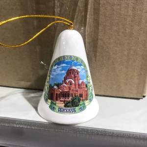 Колокольчик керамика конус Свияжск   