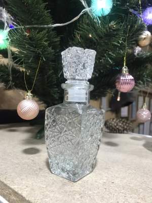 Графинчик малый резной 120 мл  