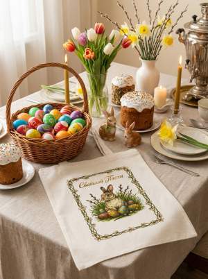 Сумка шоппер Пасха 01  